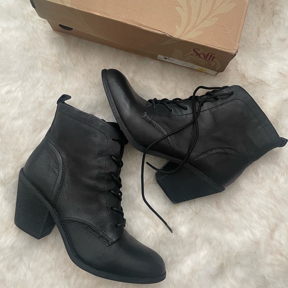 🍁 Sofft Tagan Leather Granny Boots - Picture 3 of 13